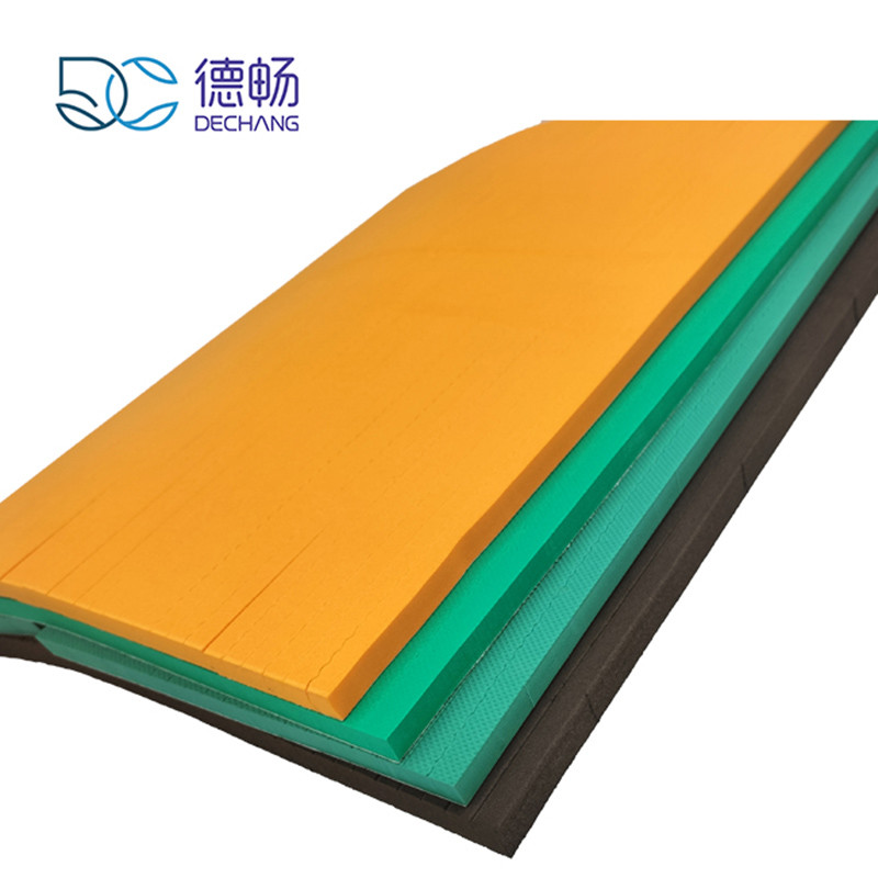 Green EVA Rubber Sheet , Foam Rubber Padding Shore A 40 Degree